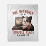 A Terrible Place-none fleece blanket-eduely