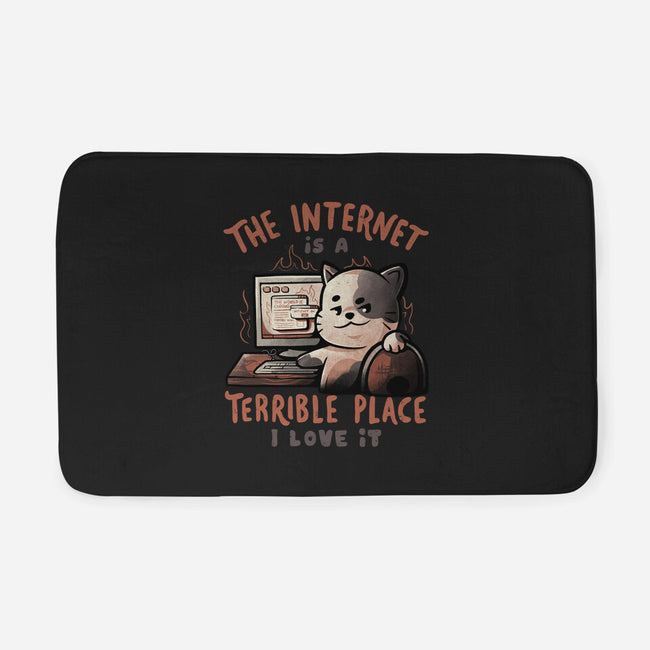 A Terrible Place-none memory foam bath mat-eduely