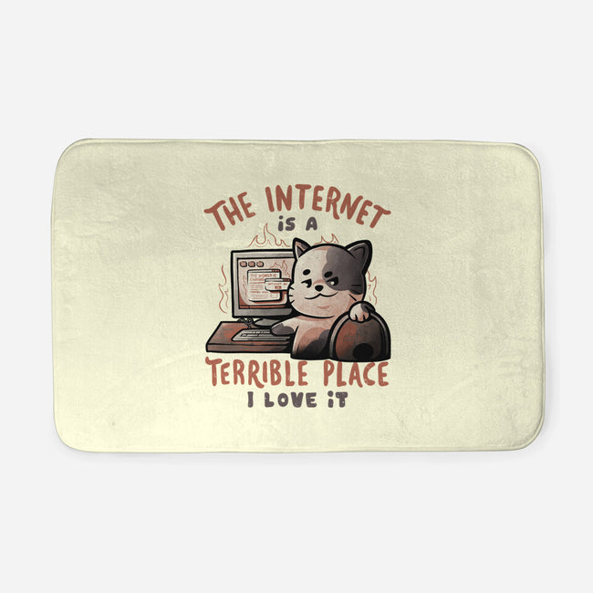 A Terrible Place-none memory foam bath mat-eduely