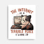 A Terrible Place-none stretched canvas-eduely