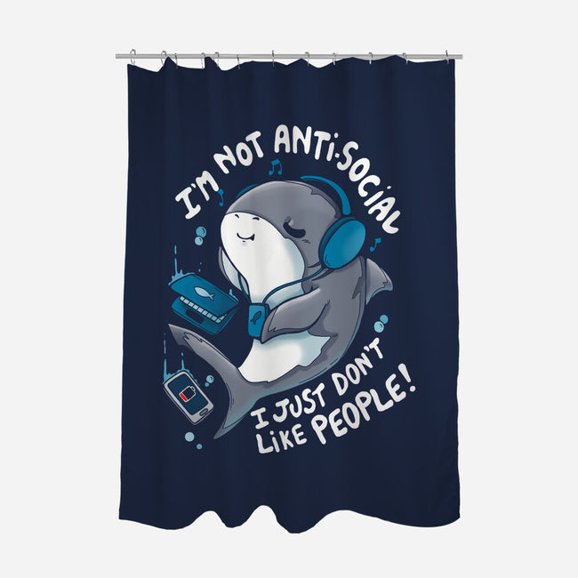 I Just Don't Like People-none polyester shower curtain-Vallina84
