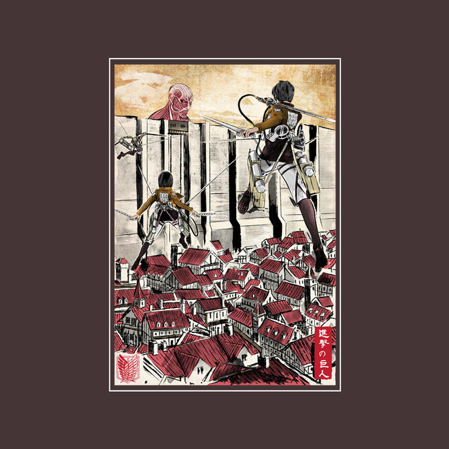 Defending The Wall-none matte poster-DrMonekers