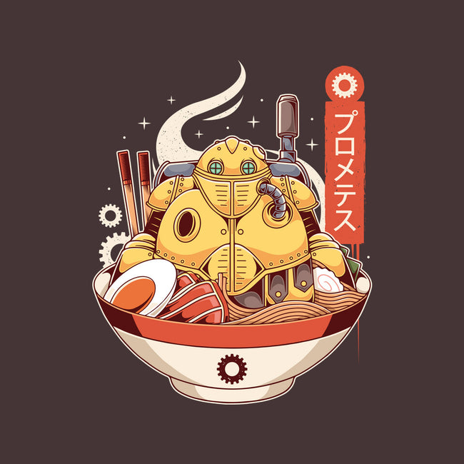 Robo Ramen-none polyester shower curtain-Alundrart