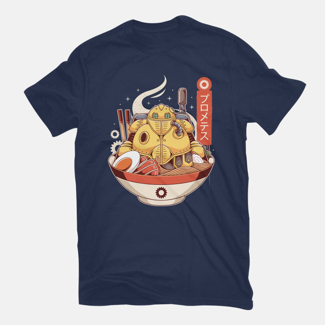 Robo Ramen-womens fitted tee-Alundrart