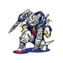Gundam Ninja-none glossy sticker-Rudy