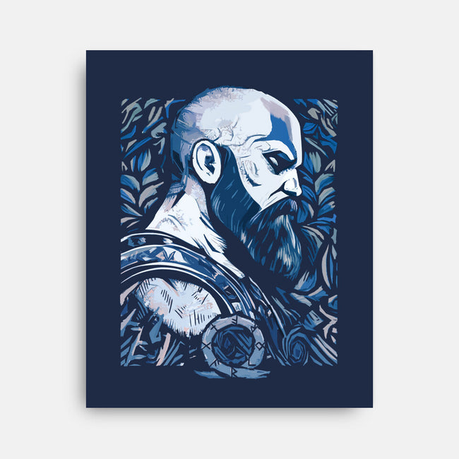 God Of The North-none stretched canvas-Vanadium