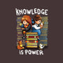 Knowledge Is Power-none polyester shower curtain-Vallina84
