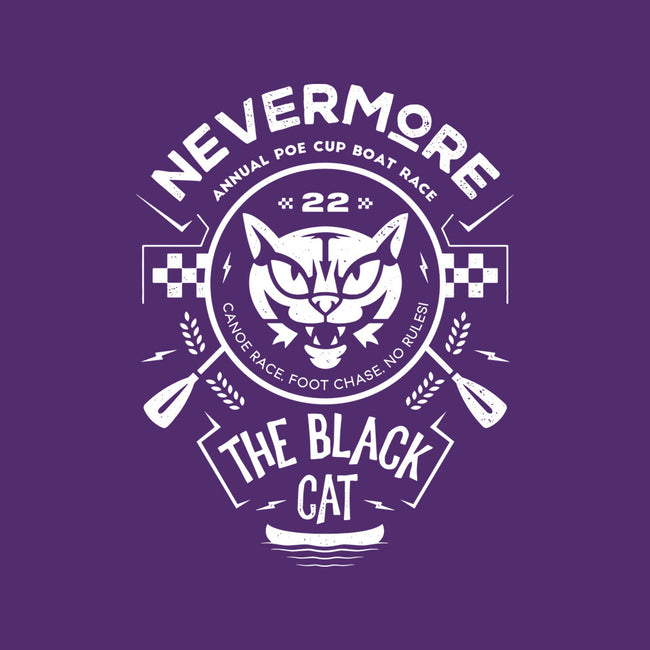 The Black Cat Canoe-none glossy sticker-Logozaste