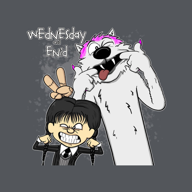 Wednesday & Enid-none stretched canvas-MarianoSan