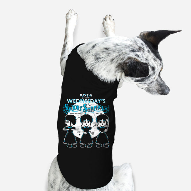 Spooky Symphony-dog basic pet tank-paulagarcia