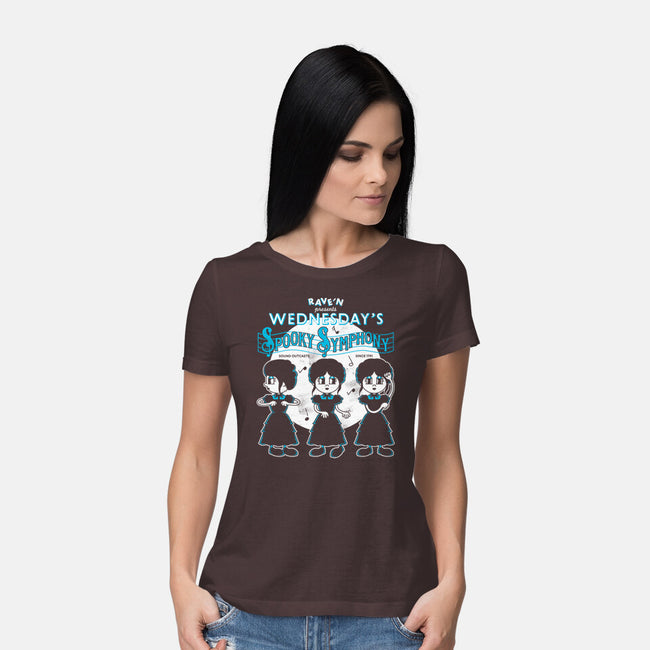 Spooky Symphony-womens basic tee-paulagarcia