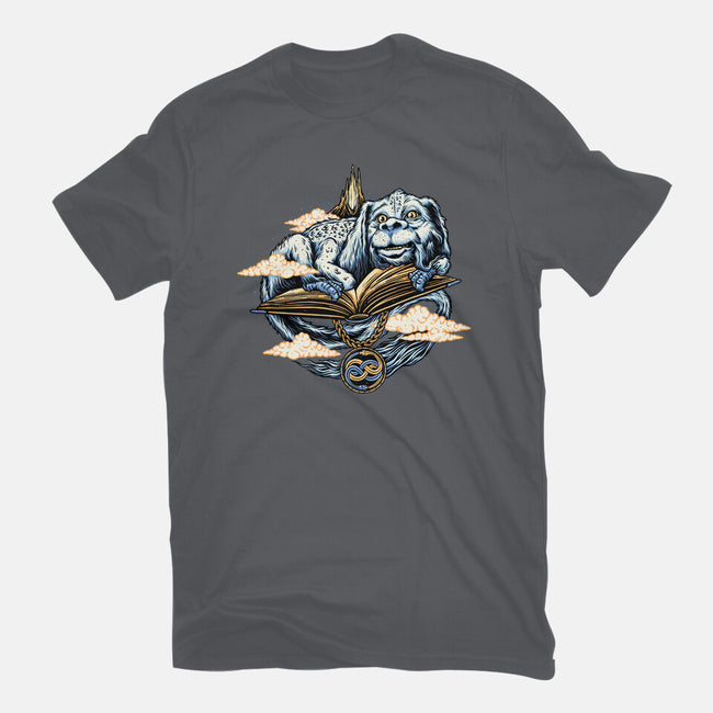 The Story That Never Ends-womens fitted tee-momma_gorilla