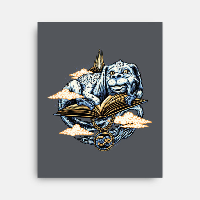 The Story That Never Ends-none stretched canvas-momma_gorilla