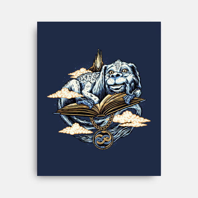 The Story That Never Ends-none stretched canvas-momma_gorilla