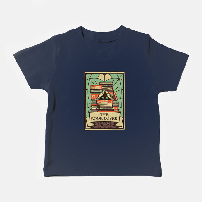 The Book Lover Tarot-baby basic tee-tobefonseca