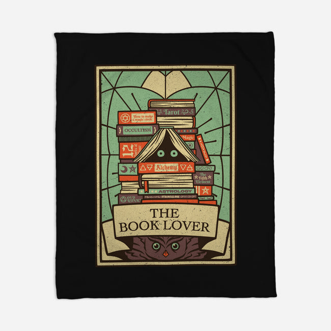 The Book Lover Tarot-none fleece blanket-tobefonseca