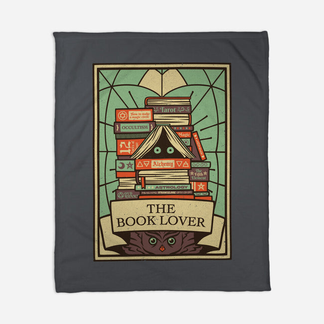 The Book Lover Tarot-none fleece blanket-tobefonseca