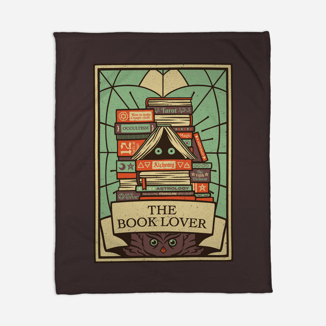 The Book Lover Tarot-none fleece blanket-tobefonseca