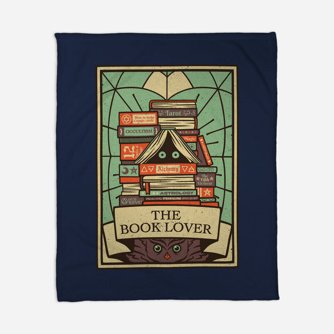 The Book Lover Tarot-none fleece blanket-tobefonseca