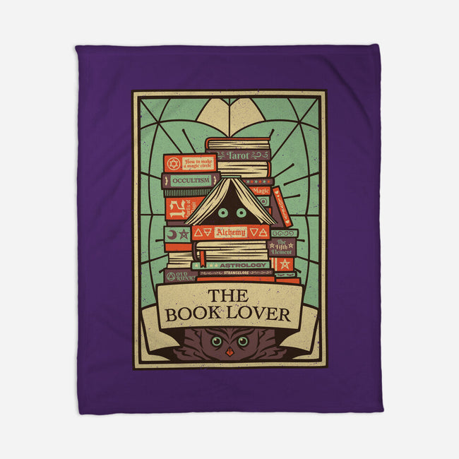 The Book Lover Tarot-none fleece blanket-tobefonseca