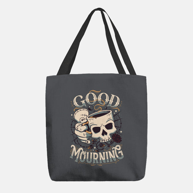 Wednesday Mourning-none basic tote bag-Snouleaf