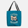 Wednesday Mourning-none basic tote bag-Snouleaf