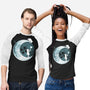 Button Moon-unisex baseball tee-Vallina84