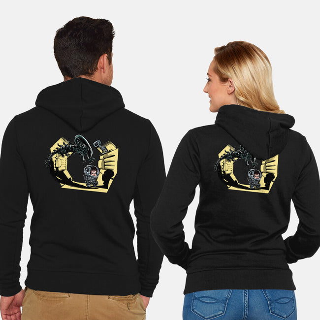 Ellen And Xeno-unisex zip-up sweatshirt-zascanauta
