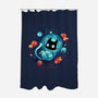 Space Adventurer-none polyester shower curtain-Snouleaf