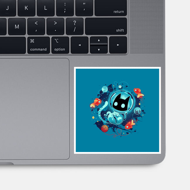 Space Adventurer-none glossy sticker-Snouleaf