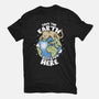 Cats Live Here-mens basic tee-turborat14