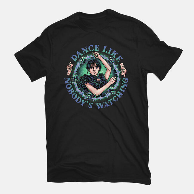Dance Like Nobody's Watching-unisex basic tee-momma_gorilla