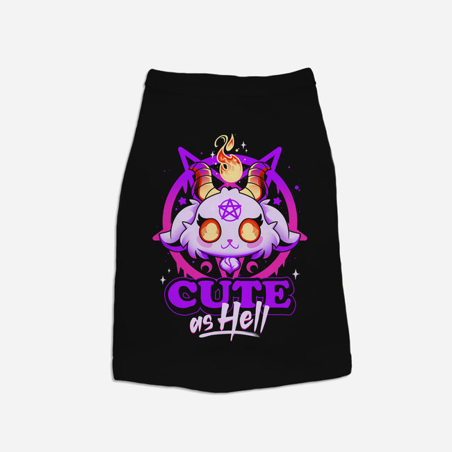 Cutest Little Devil-dog basic pet tank-Snouleaf