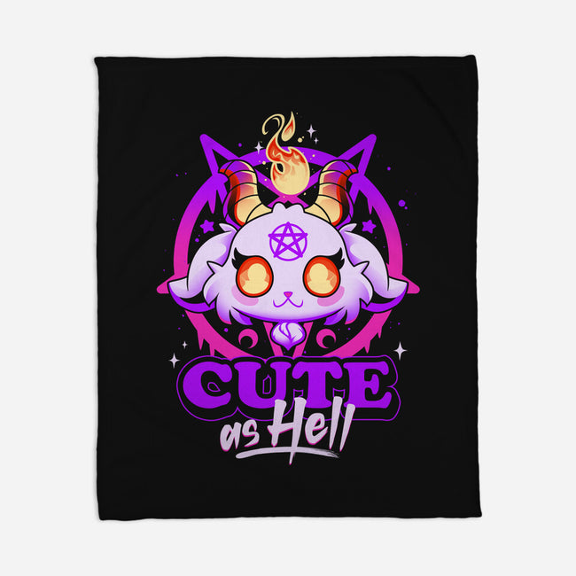 Cutest Little Devil-none fleece blanket-Snouleaf