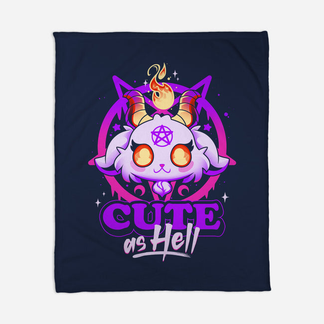 Cutest Little Devil-none fleece blanket-Snouleaf
