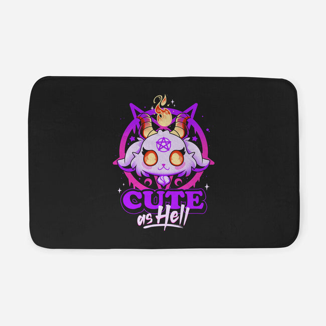 Cutest Little Devil-none memory foam bath mat-Snouleaf