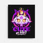 Cutest Little Devil-none stretched canvas-Snouleaf