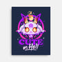 Cutest Little Devil-none stretched canvas-Snouleaf