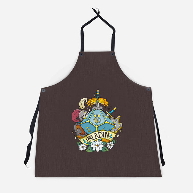 Paladin Dice-unisex kitchen apron-Vallina84