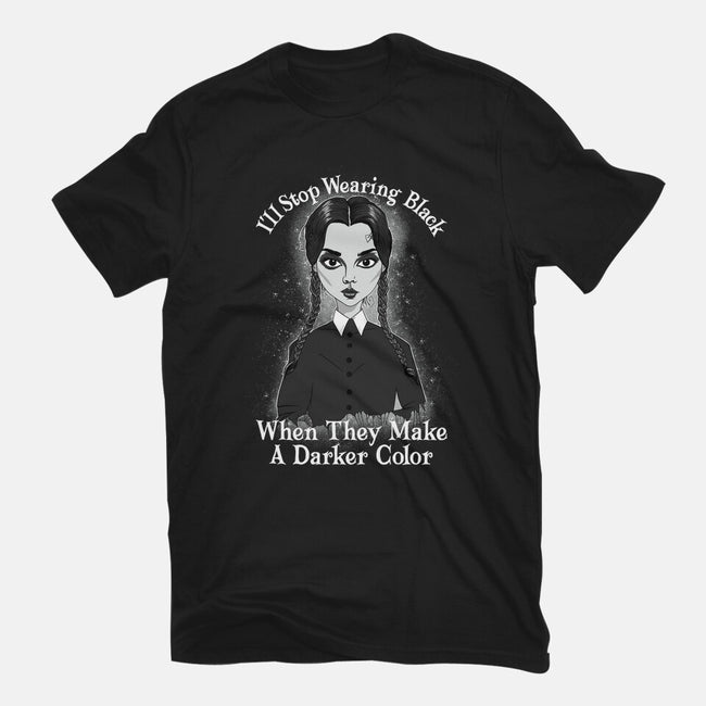Do You Always Wear Black?-youth basic tee-SeamusAran