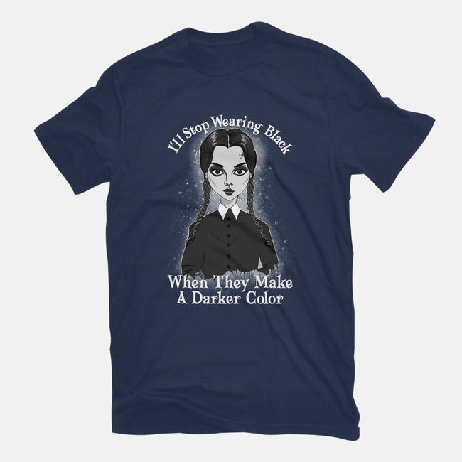 Do You Always Wear Black?-womens fitted tee-SeamusAran