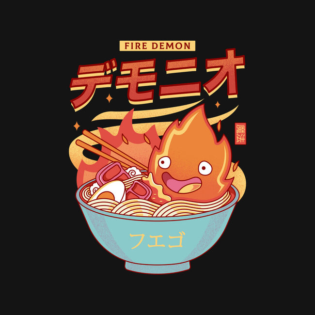The Fire Demon Ramen-none stretched canvas-Logozaste