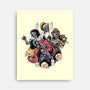 Undead Princesses-none stretched canvas-momma_gorilla