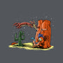 Runner And Wile E-none stretched canvas-zascanauta