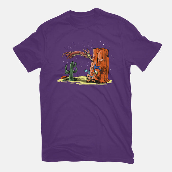 Runner And Wile E-mens premium tee-zascanauta
