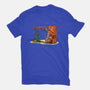 Runner And Wile E-womens fitted tee-zascanauta