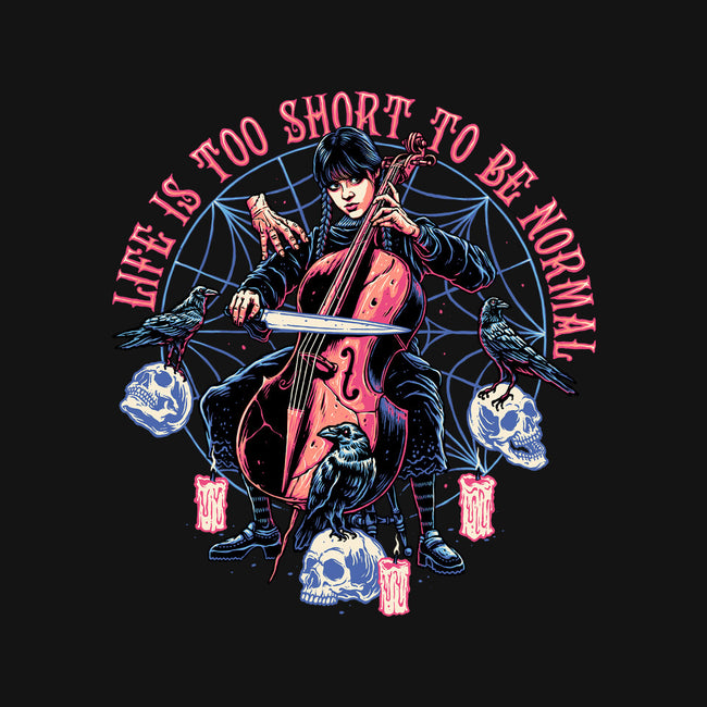 Playing The Cello-youth basic tee-momma_gorilla