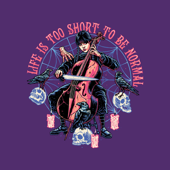 Playing The Cello-none glossy sticker-momma_gorilla