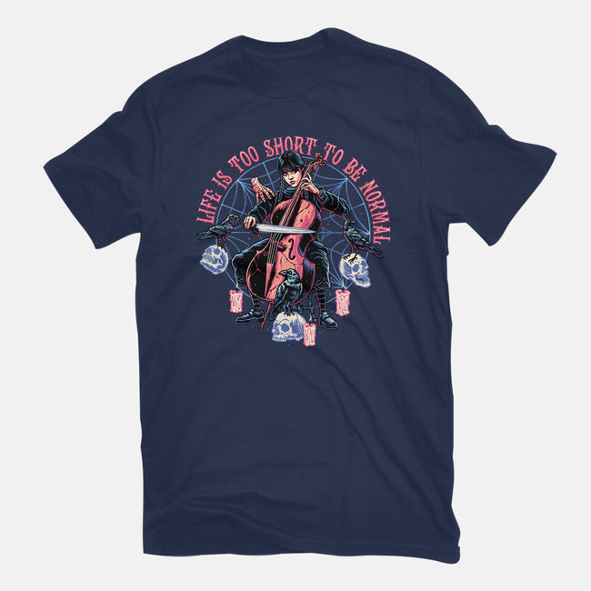 Playing The Cello-womens basic tee-momma_gorilla