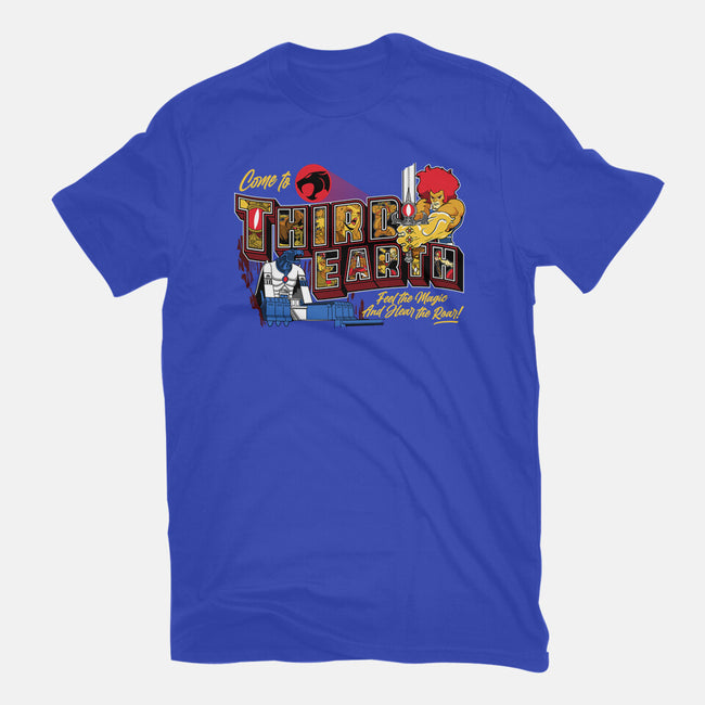 Hear The Roar At Third Earth-womens basic tee-goodidearyan